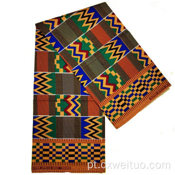 Tecidos impressos de cera africanos de moda 100%